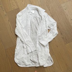 Button up long sleeve top